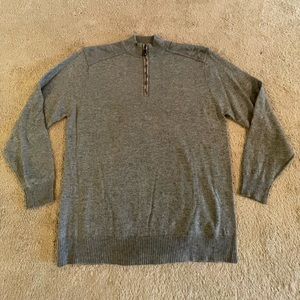 Paul Smith London Grey Pullover 3/4 Zip XL